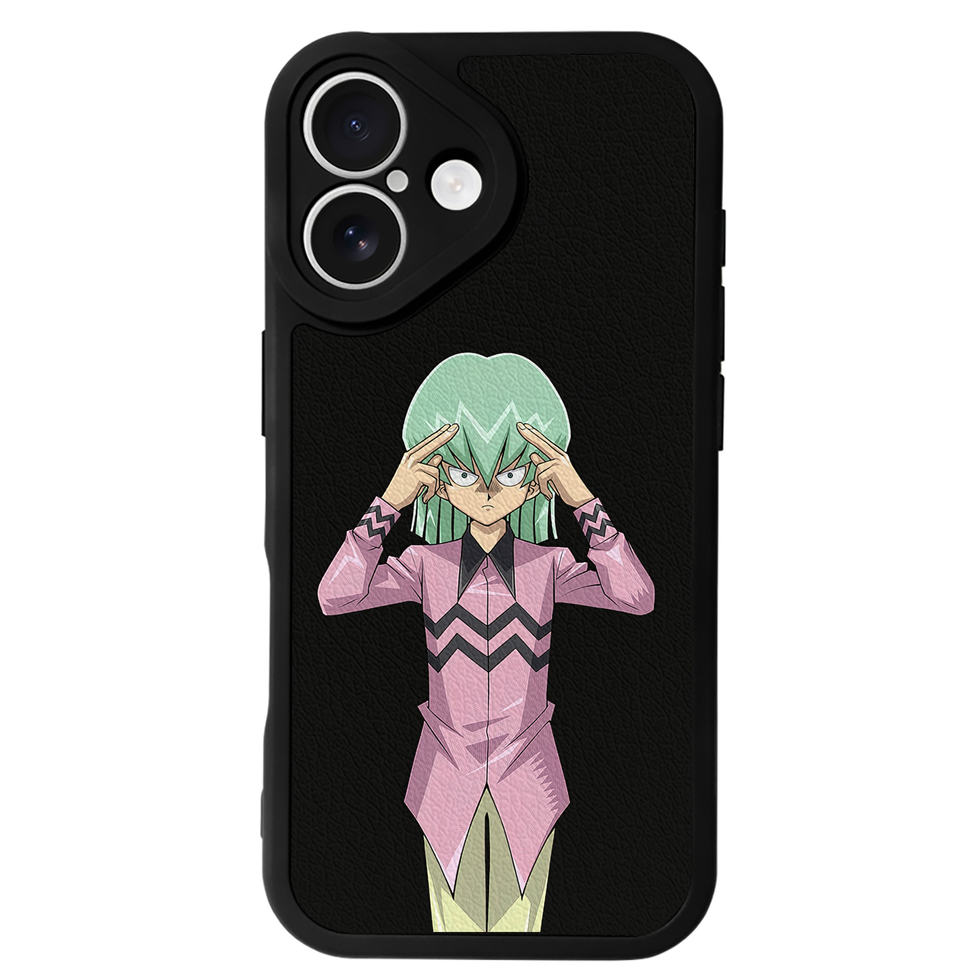 遊☆戯☆王 Yu-Gi-Oh! 【iPhone 16シリーズ対応】シリコンスマホケース（レザー調） 材質：シリコン